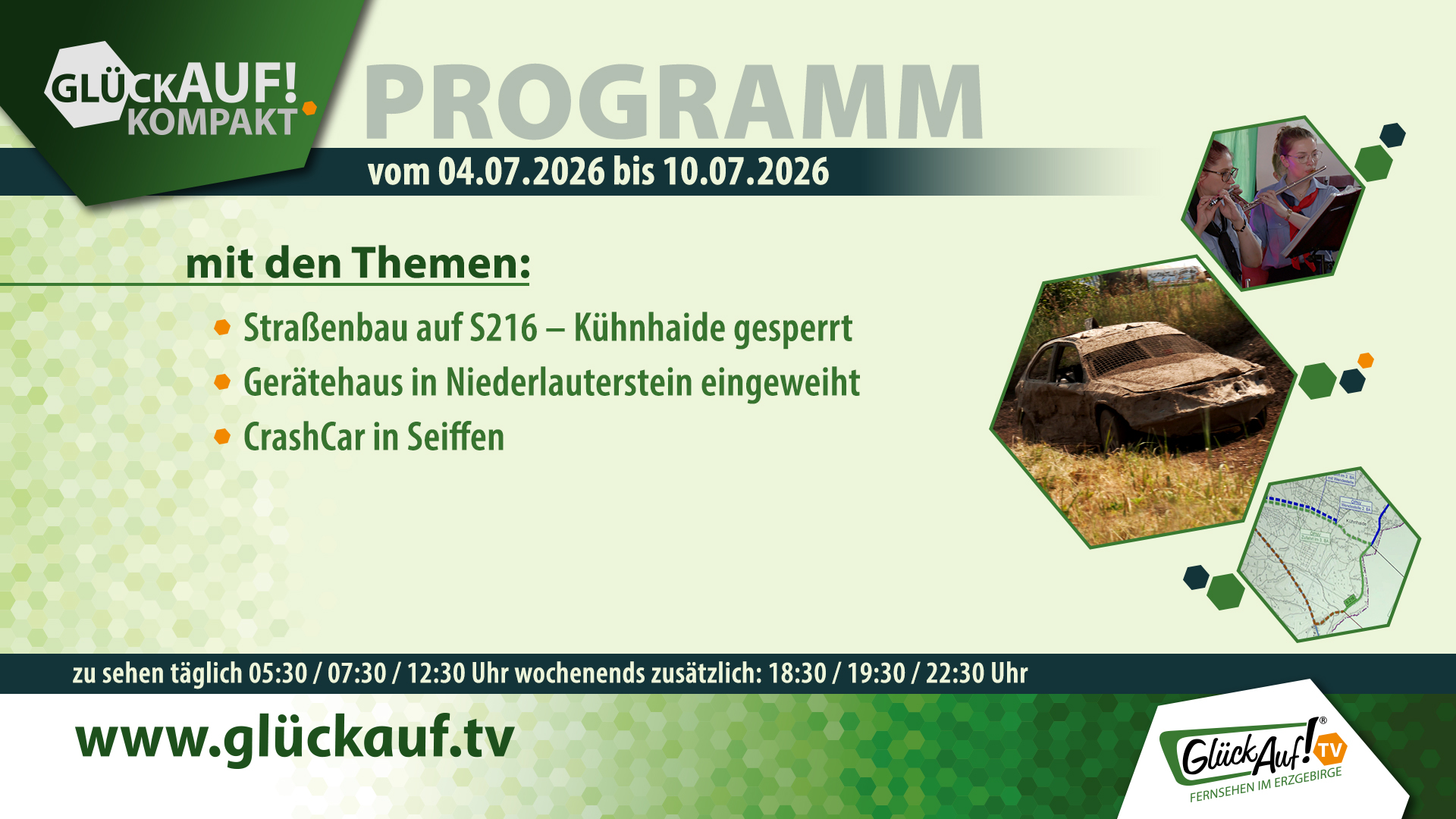 Glück Auf! kompakt für die Woche vom 04.07.2026 bis 10.07.2026