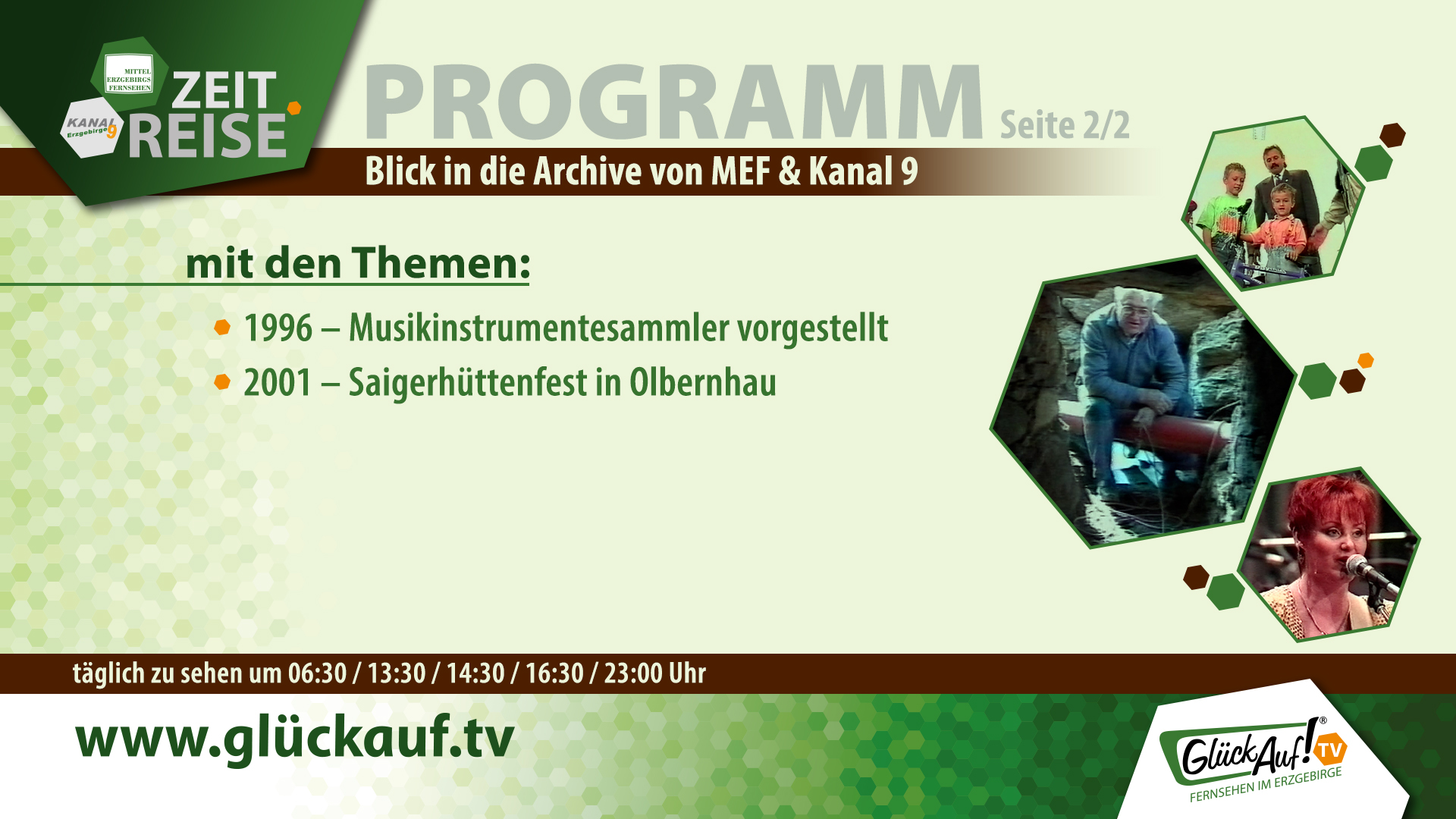 Glück Auf! TV - Zeitreise für die Woche vom 11.07.2026 bis 17.07.2026