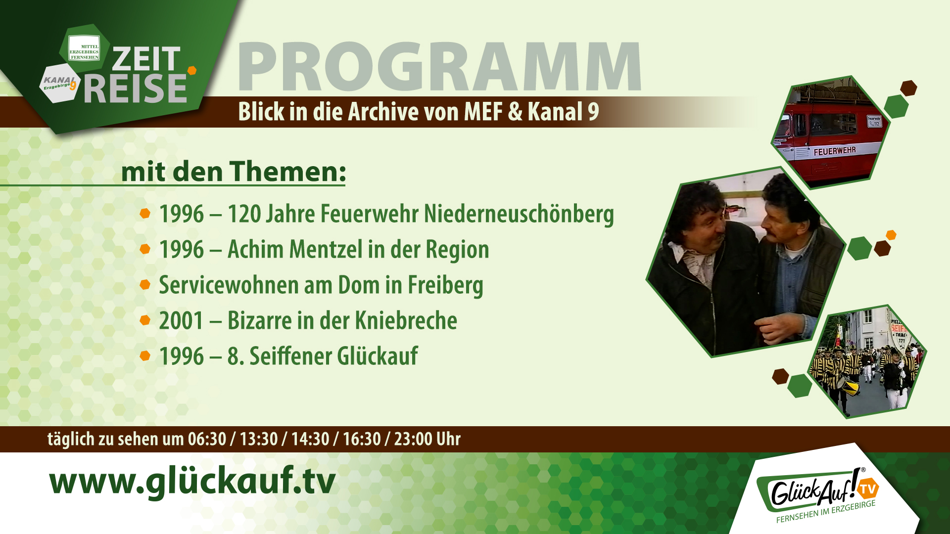 Glück Auf! TV - Zeitreise für die Woche vom 01.08.2026 bis 07.08.2026