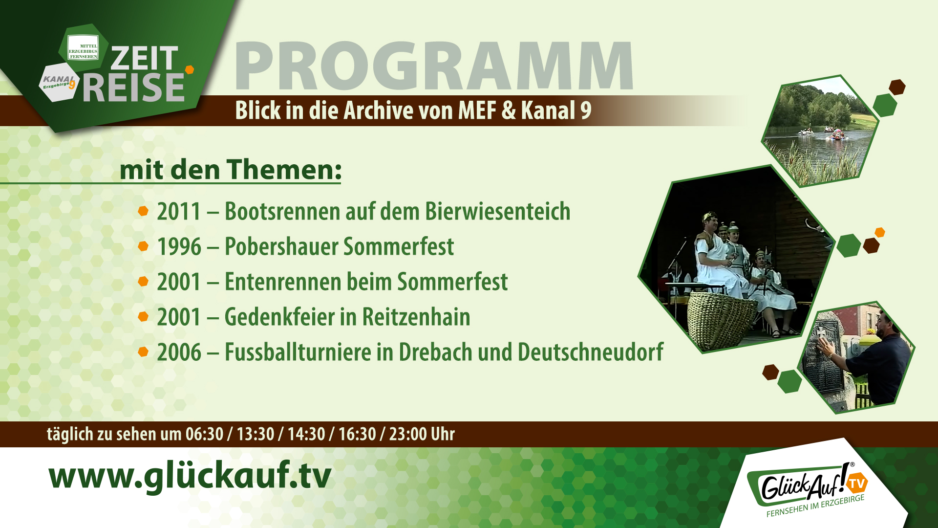 Glück Auf! TV - Zeitreise für die Woche vom 08.08.2026 bis 14.08.2026