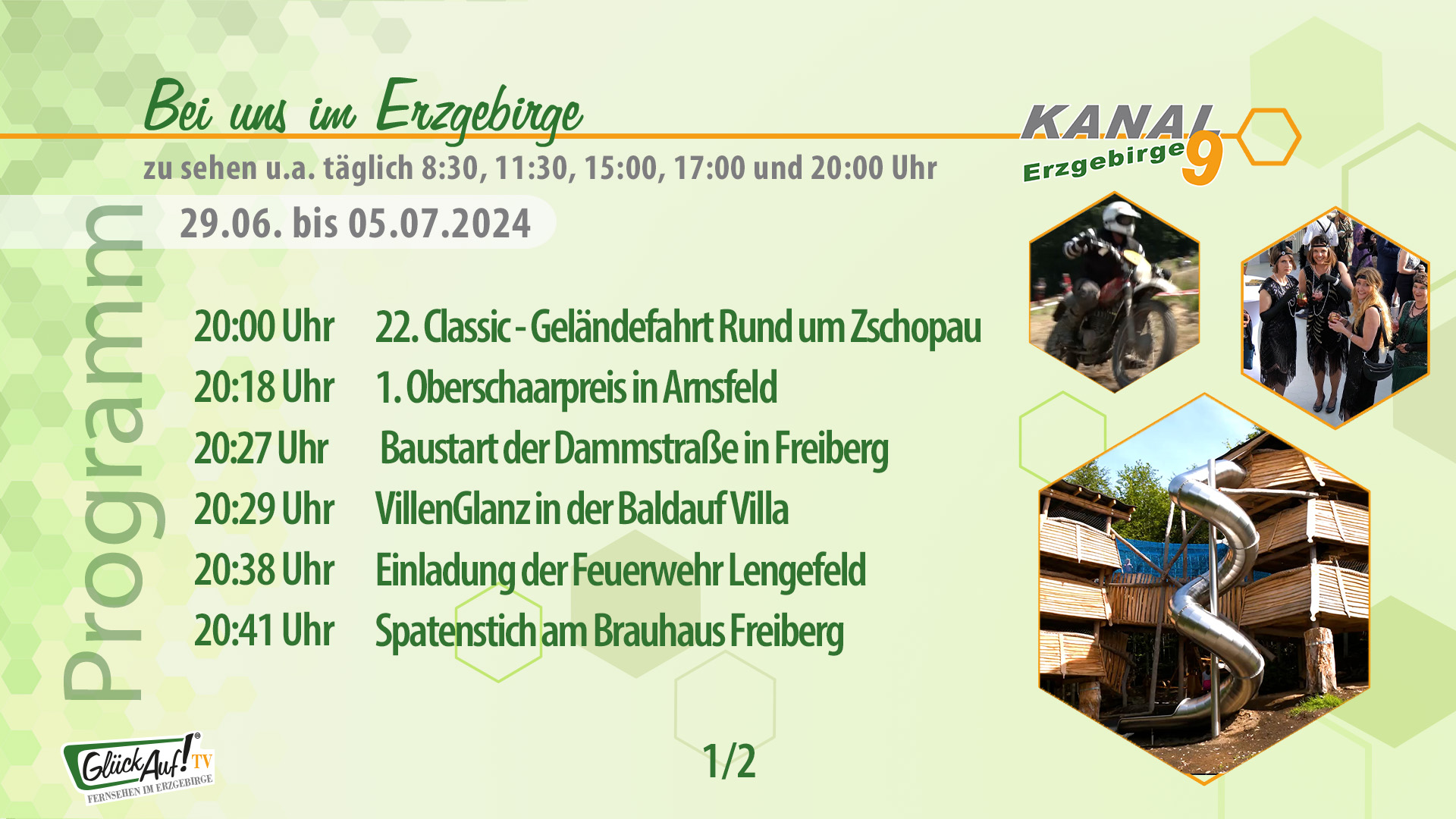 Bei uns im Erzgebirge für die Woche vom 29.06. bis 05.07.2024