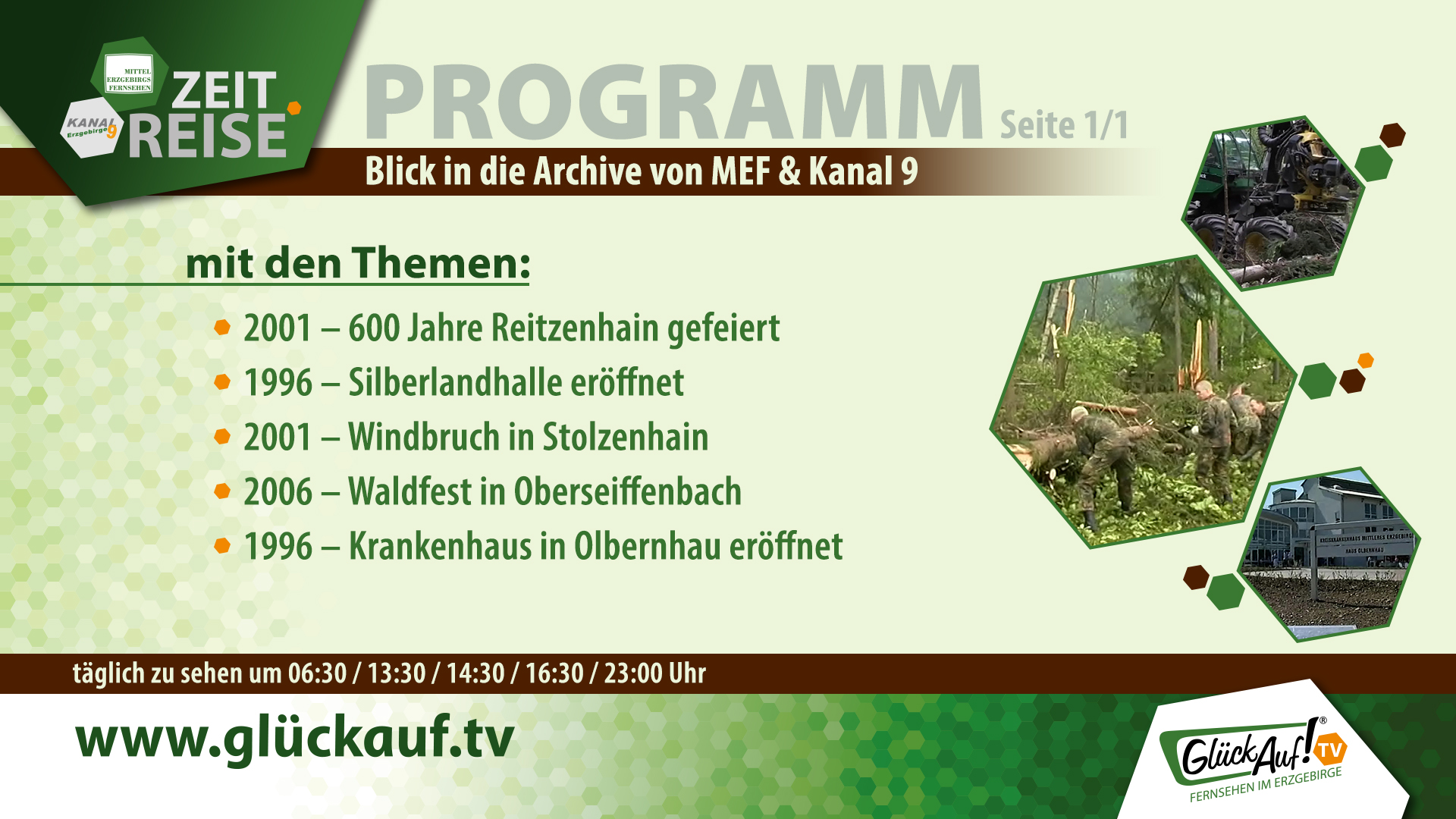 Glück Auf! TV - Zeitreise für die Woche vom 06.06.2026 bis 12.06.2026
