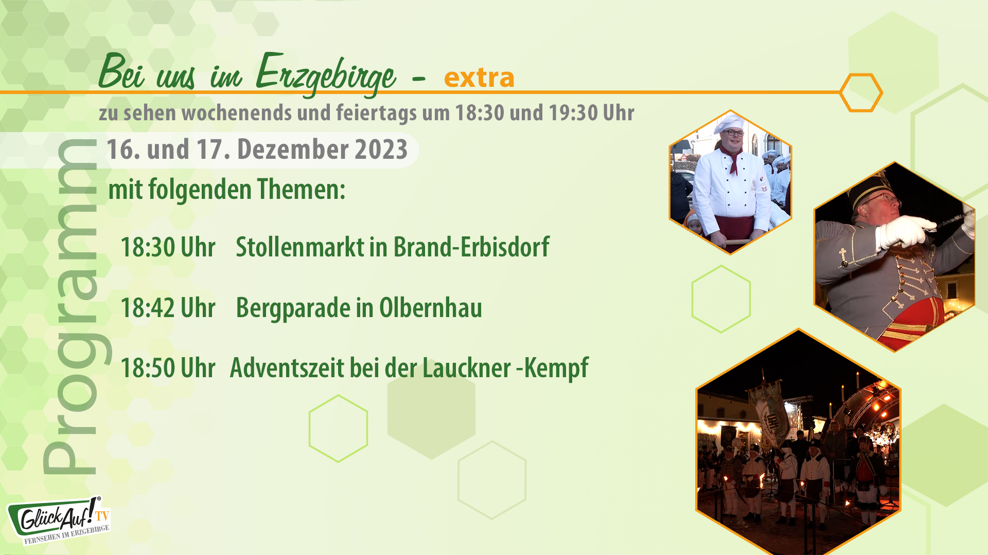 Bei uns im Erzgebirge - extra für das Wochenende der 50. Kalenderwoche 2023