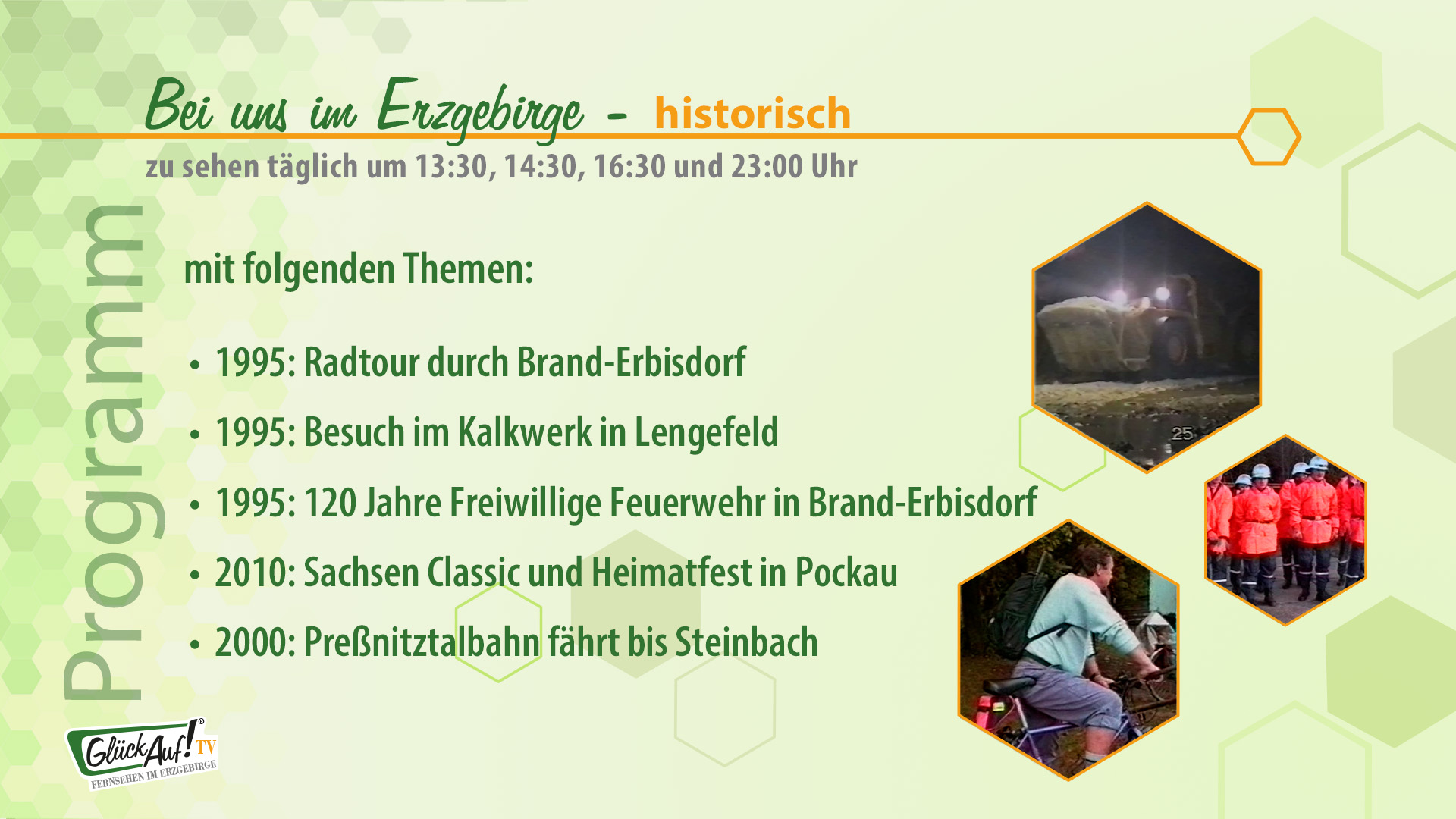 Bei uns im Erzgebirge - historisch vom 23.08. bis 29.08.