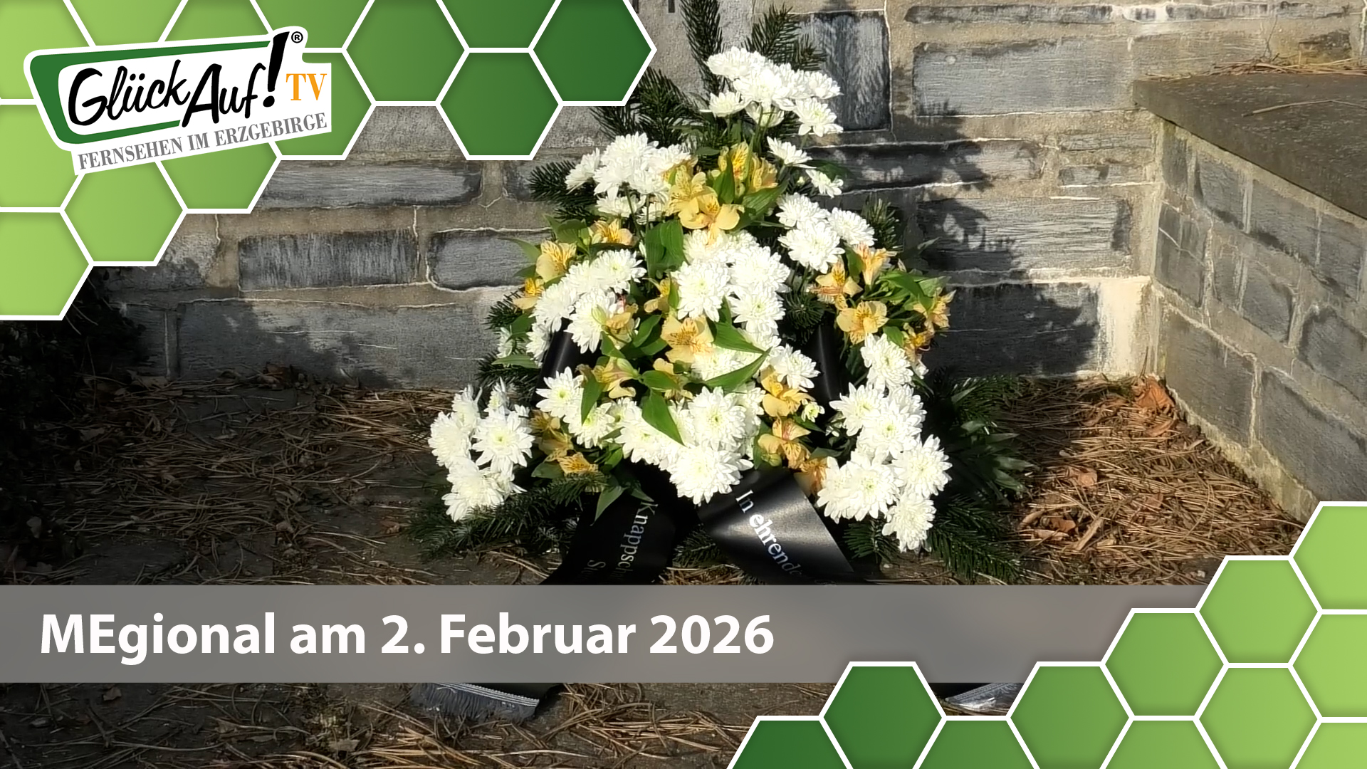 MEgional am 2. Februar mit dem Thema: Ehrendes Gedenken in Oelsnitz