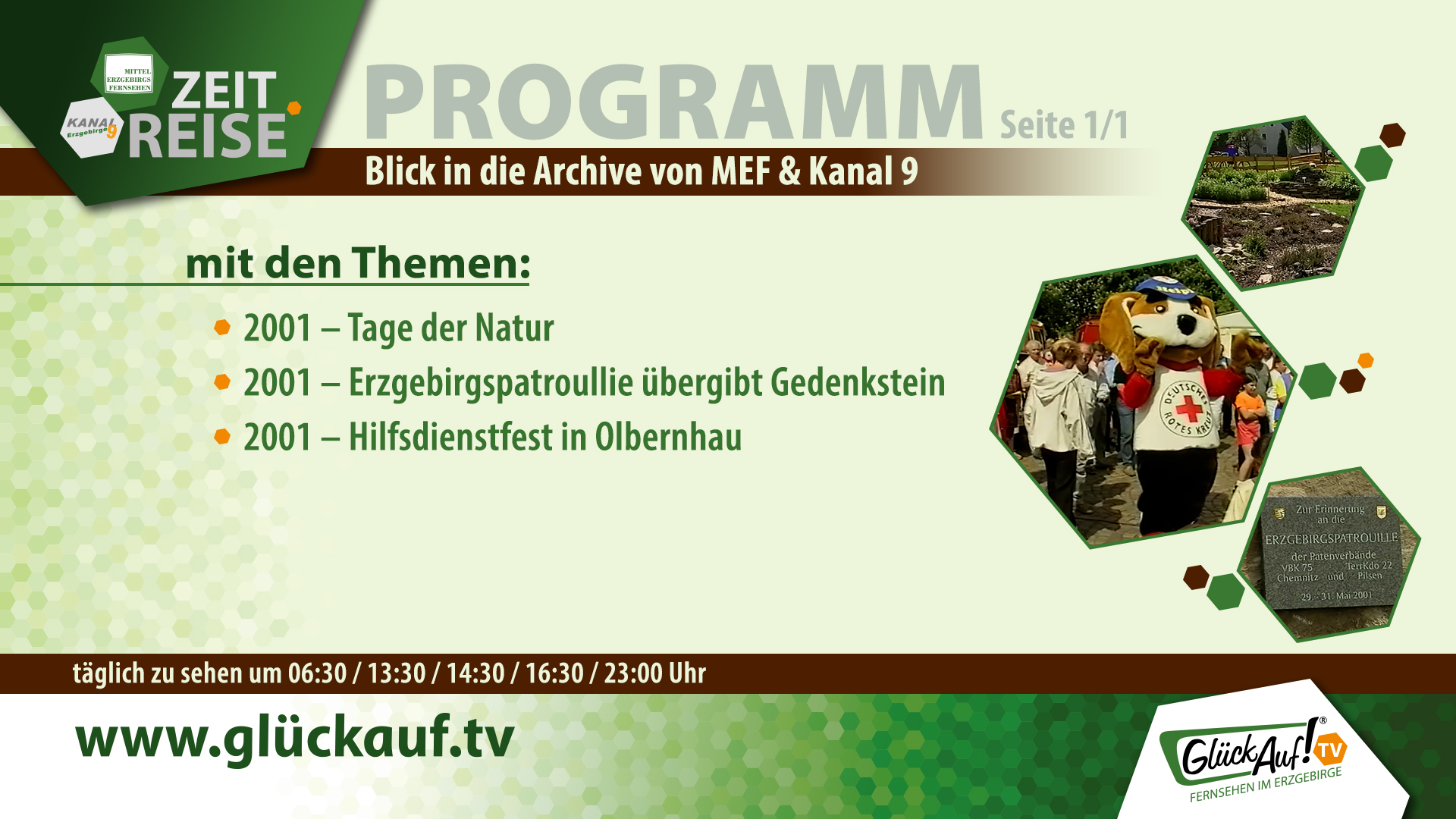 Glück Auf! TV - Zeitreise vom 30.05. bis 05.06.